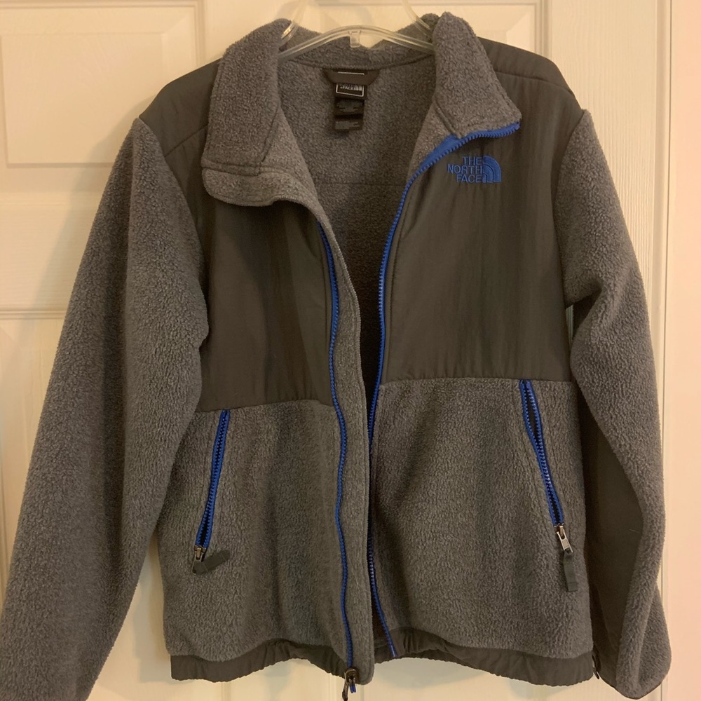 Gray North Face Fleece
